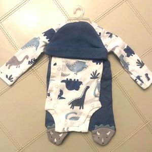 Dinosaur themed outfit for preemie.